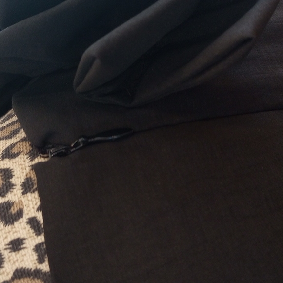 VTG 80s S.L. Fashions Sleeveless V Neck Cocktail Dress Size:8 Color:Black - Picture 6 of 10